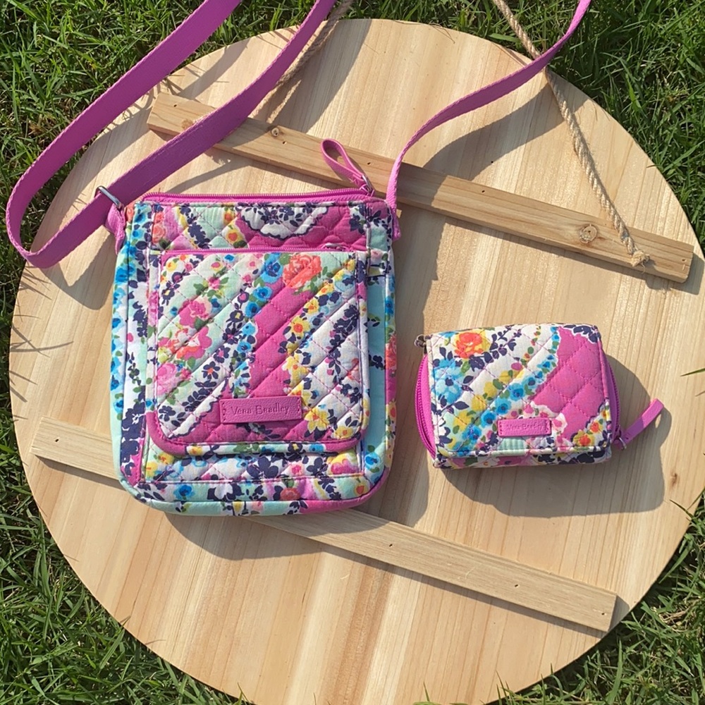 Vera Bradley purse and wallet set
